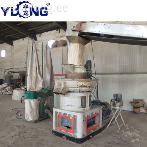 Máquina de fabricación de pellets de madera de álamo YULONG XGJ560
